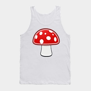 Mushroom toadstool Tank Top